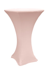 Blush cocktail table cover. Price: TT$40.00/item