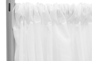 Sheer Voile Stage backdrop - White. $30/panel