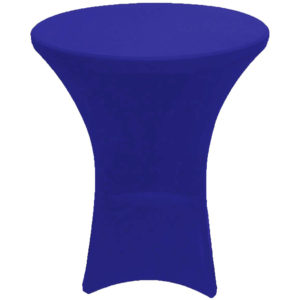 Cocktail cover, spandex, royal blue - $40/cover